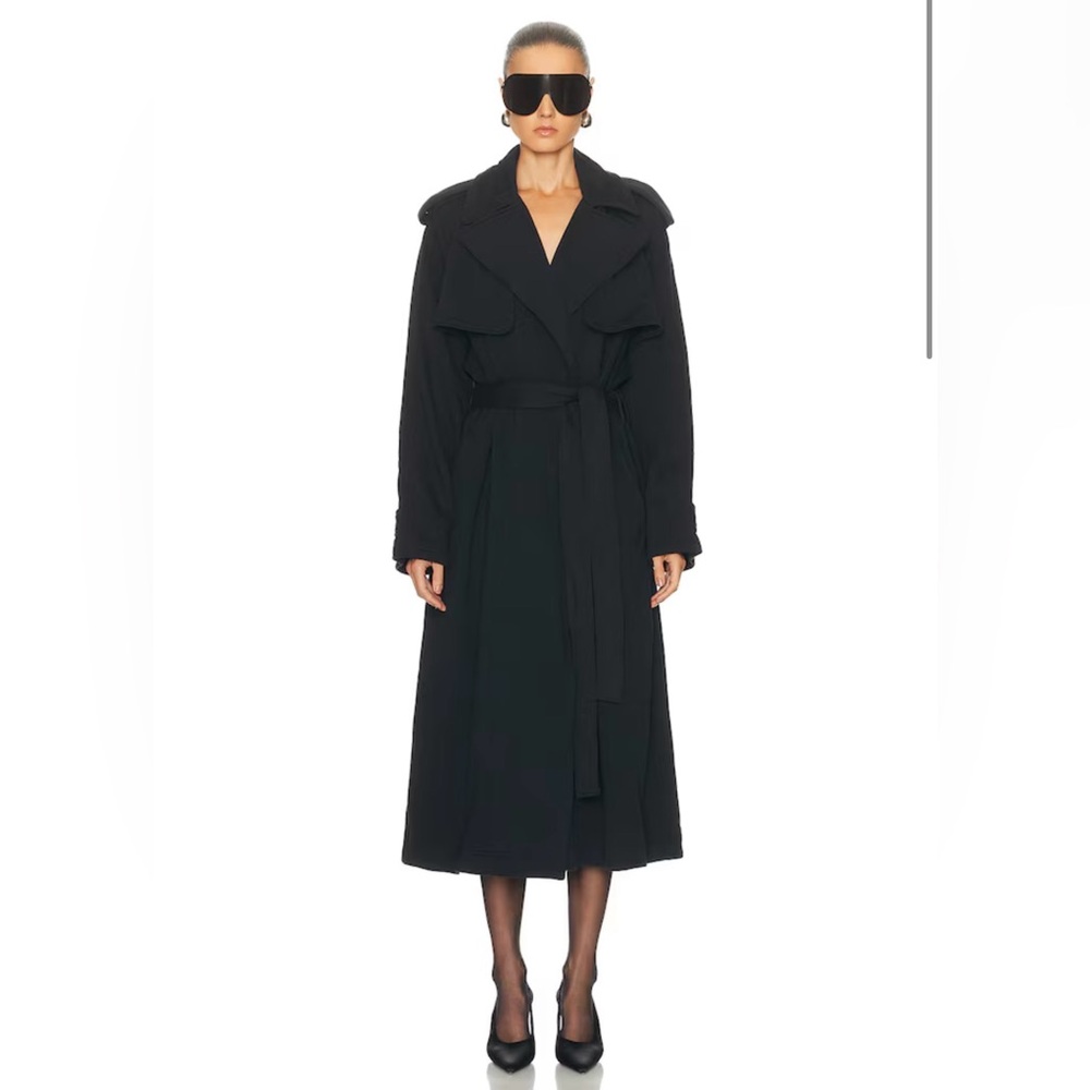 SKIMS Boyfriend Fleece Oversized Trench Coat NWT